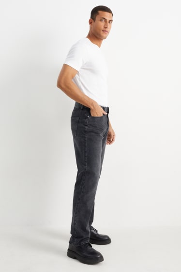 Home - Regular jeans - LYCRA® - texà gris fosc