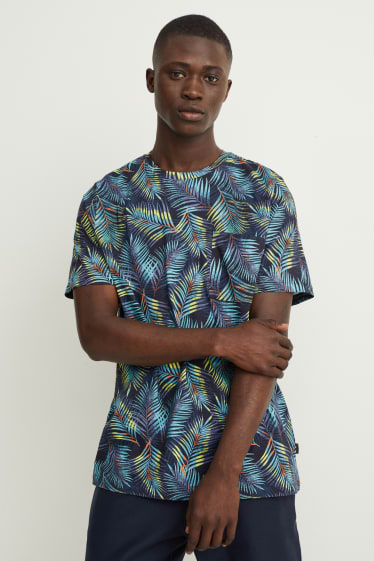 Hombre - Camiseta - azul oscuro
