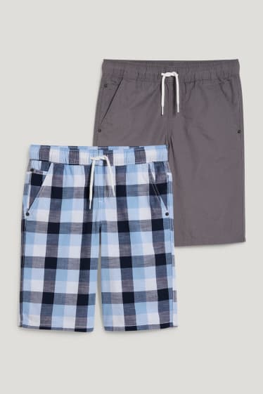 Reverskraag - Set van 2 - shorts - donkerblauw