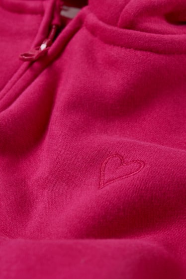 Toddler Girls - Sweatjacke mit Kapuze - pink