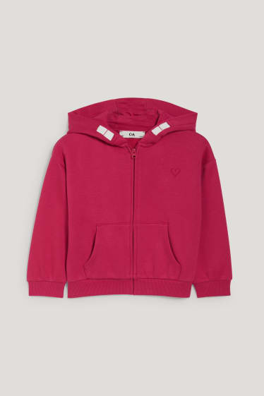 Toddler Girls - Sweatjacke mit Kapuze - pink