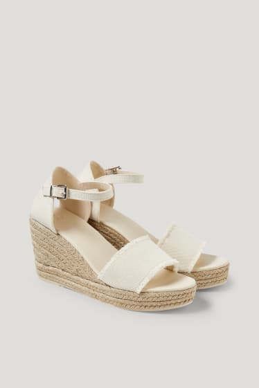 Mujer - Alpargatas - beige claro