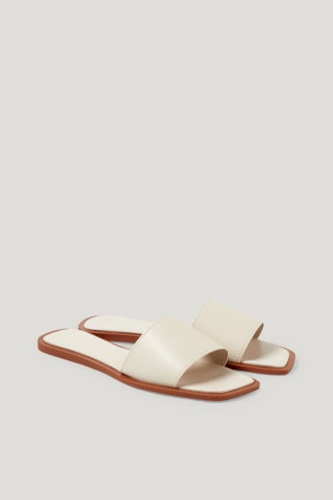 Mujer - Sandalias - polipiel - beige claro