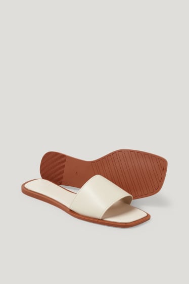 Mujer - Sandalias - polipiel - beige claro