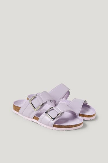 Mujer - Sandalias - polipiel - violeta claro