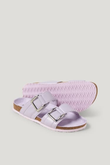 Mujer - Sandalias - polipiel - violeta claro