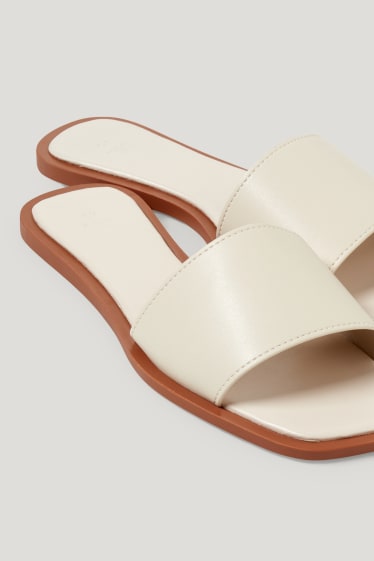 Mujer - Sandalias - polipiel - beige claro