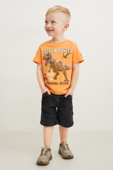 Toddler Boys - Korte spijkerbroek - jeansdonkergrijs