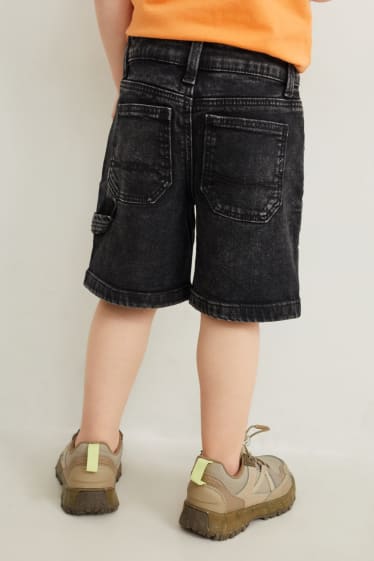 Toddler Boys - Korte spijkerbroek - jeansdonkergrijs