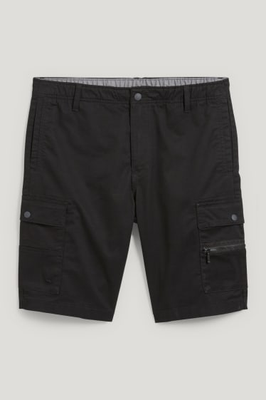 Clockhouse Boys - Shorts cargo - nero