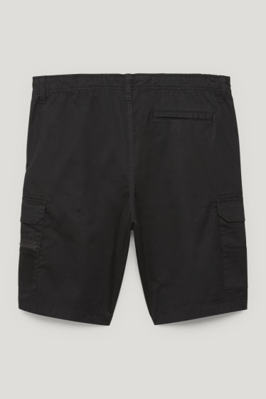 Clockhouse Boys - Shorts cargo - nero