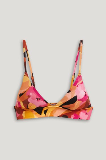 Femei - Top bikini - cupe triunghiulare - vătuit - LYCRA® XTRA LIFE™ - roz