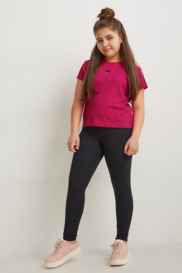 Filles - Encore plus de tailles - lot de 2 - T-shirts - rose