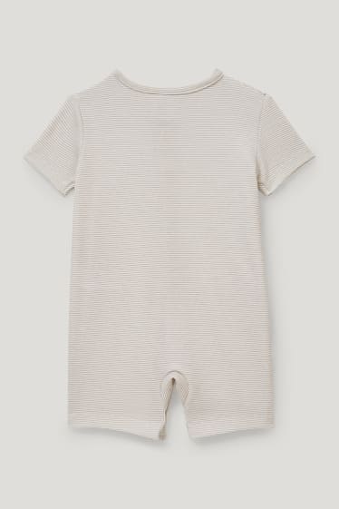 Baby Girls - Baby sleepsuit - light beige
