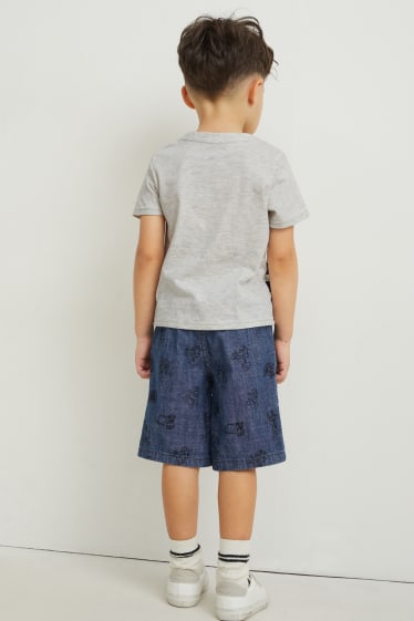 Garçons - Pat’ Patrouille - ensemble - T-shirt et short - 2 pièces - gris clair chiné