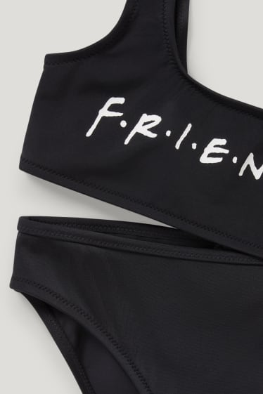 Bambine: - Friends - bikini - 2 pezzi - nero