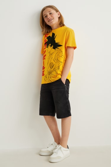 Reverskraag - Dragon Ball - T-shirt - licht oranje