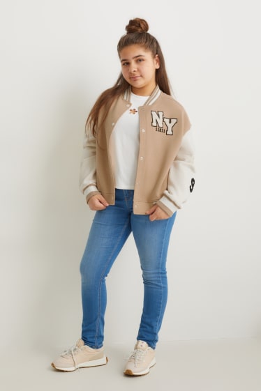 Kids Girls - Extended Sizes - Sweatjacke - beige