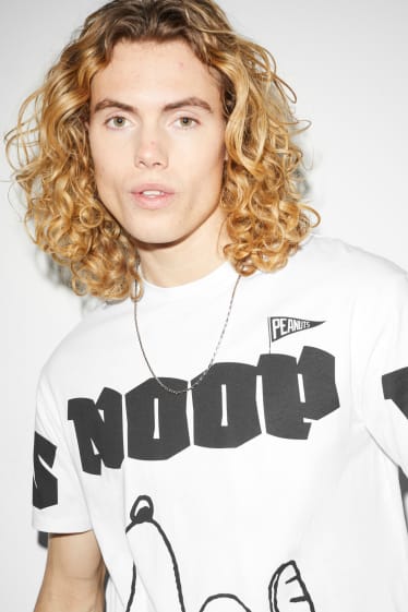 Clockhouse homme - T-shirt - Snoopy - blanc