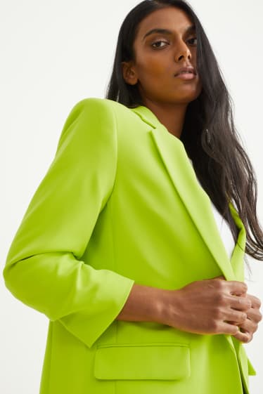 Dames - Blazer - relaxed fit - lichtgroen