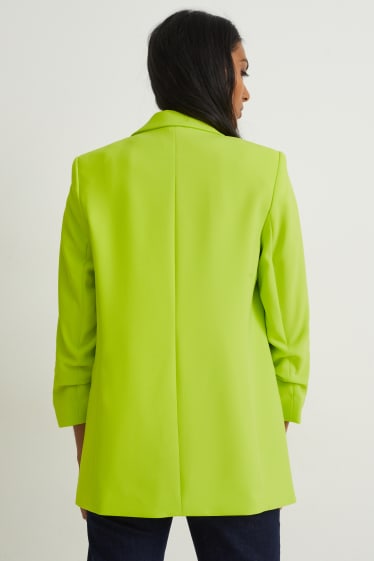 Dames - Blazer - relaxed fit - lichtgroen