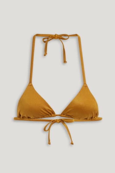 Dona - Top de biquini - triangulars - enconxat - LYCRA® XTRA LIFE™ - daurat