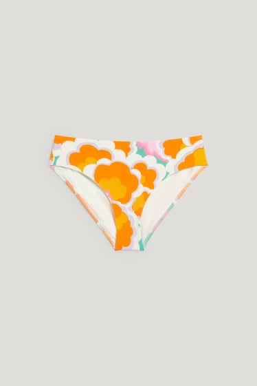 Dona - Calces de biquini - mid waist - LYCRA® XTRA LIFE™ - estampades - taronja