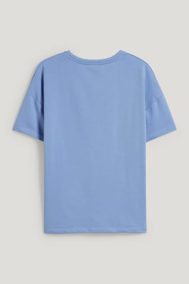 Kobiety - T-shirt basic - jasnoniebieski