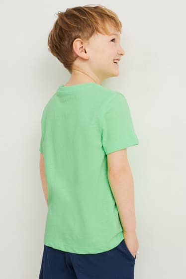 Toddler Boys - Set van 3 - Minecraft - T-shirt - donkerblauw