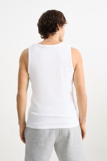 Hombre - Camiseta sin mangas - blanco