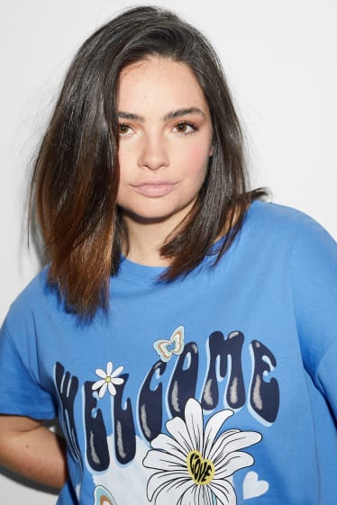 Femmes grandes tailles - CLOCKHOUSE - T-shirt - bleu