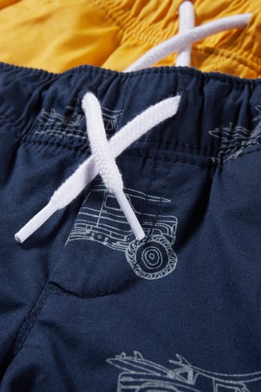 Exclusief online - Set van 2 - shorts - donkerblauw