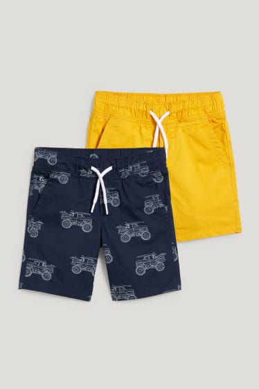 Exklusiv Online - Multipack 2er - Shorts - dunkelblau