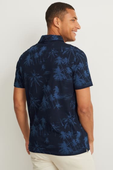Hommes - Polo - bleu foncé