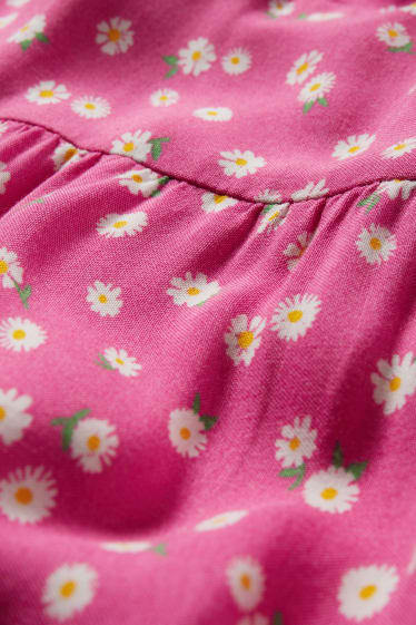 Clockhouse femme - CLOCKHOUSE - robe fit & flare - à fleurs - rose