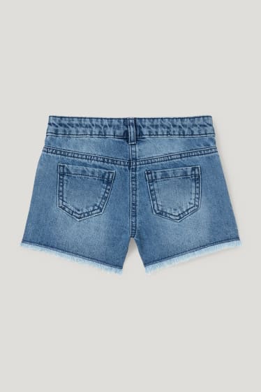 Toddler Girls - Korte spijkerbroek - jeanslichtblauw
