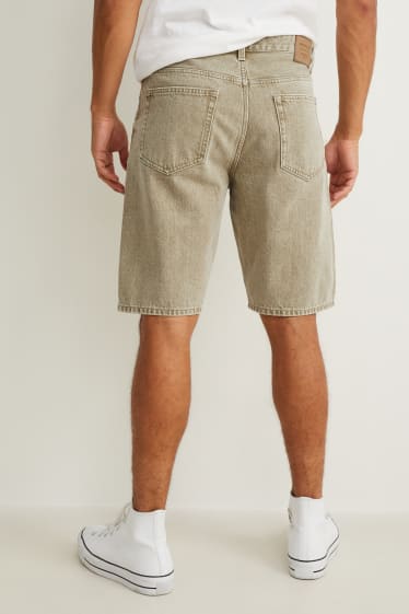 Men - Denim shorts - denim-light gray