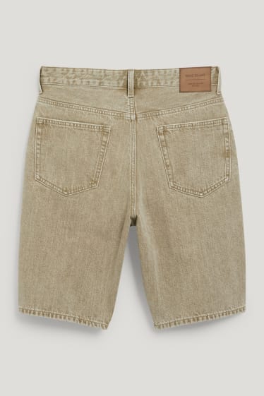 Men - Denim shorts - denim-light gray