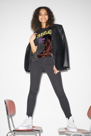 Clockhouse femme - CLOCKHOUSE - T-shirt - The Notorious B.I.G. - gris