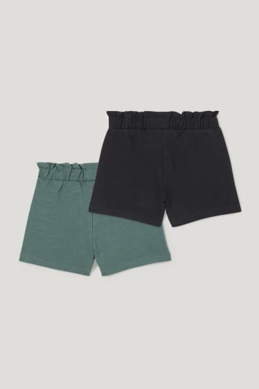 Exclusief online - Set van 2 - shorts - groen