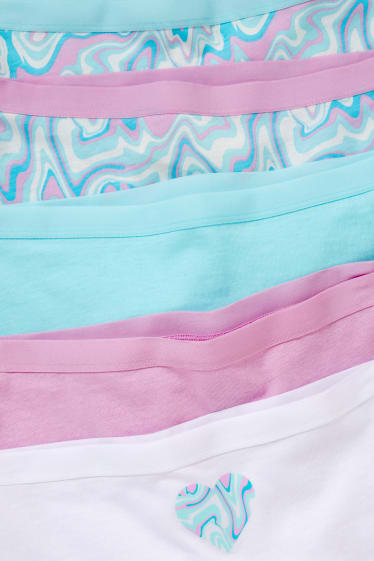 Kids Girls - Multipack of 5 - shorts - light violet