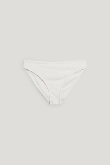 Dona - Calces de biquini - mid waist - LYCRA® XTRA LIFE™ - blanc trencat