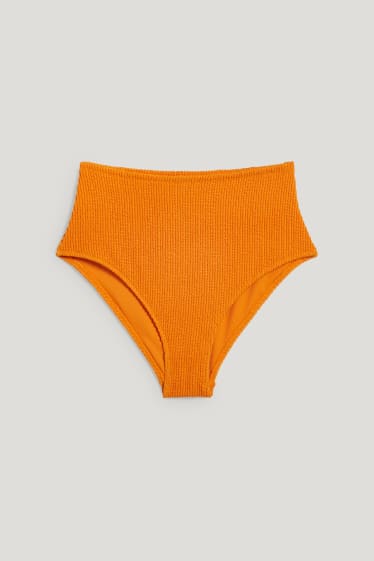 Femei - Chiloți bikini - talie înaltă - LYCRA® XTRA LIFE™ - portocaliu