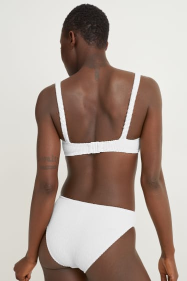 Dona - Top de biquini - bandó - enconxat - LYCRA® XTRA LIFE™ - blanc trencat