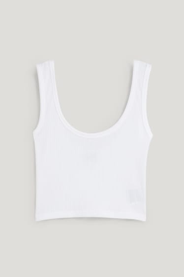 Clockhouse Girls - CLOCKHOUSE - Crop Top - weiß