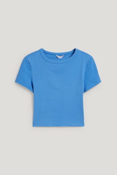 Clockhouse Girls - CLOCKHOUSE - korte top - blauw