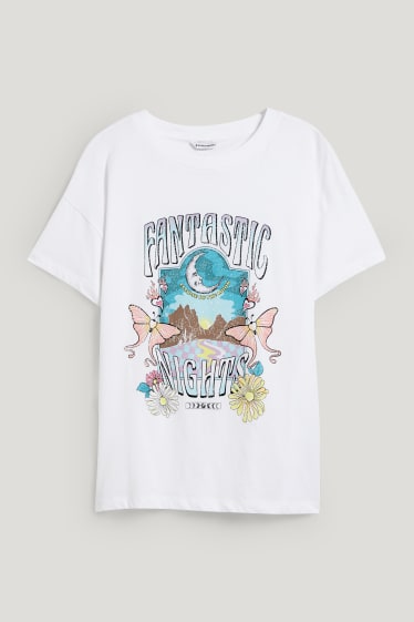 Clockhouse Girls - CLOCKHOUSE - T-shirt - biały