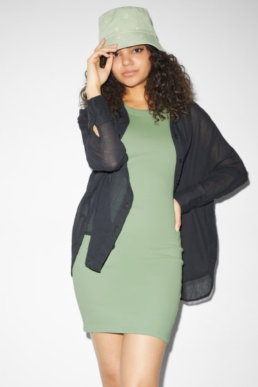Clockhouse Girls - CLOCKHOUSE - bodycon dress - light green