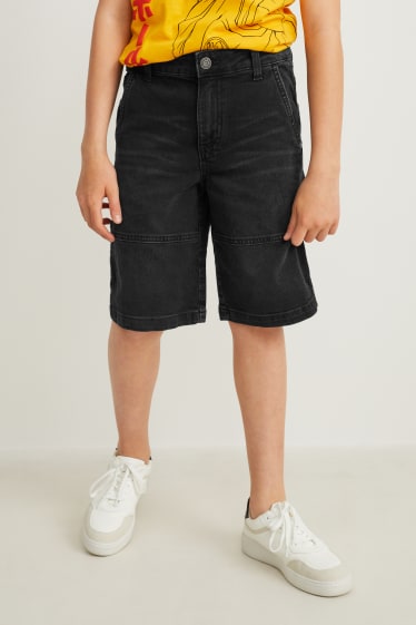 Kids Boys - Jeans-Shorts - jeans-dunkelgrau