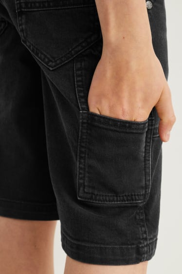 Kids Boys - Jeans-Shorts - jeans-dunkelgrau